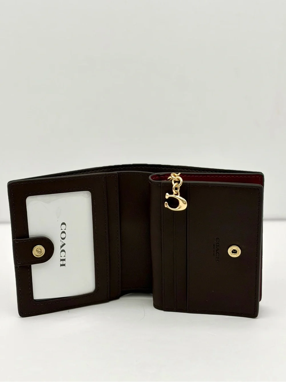Coach Compact Snap Wallet